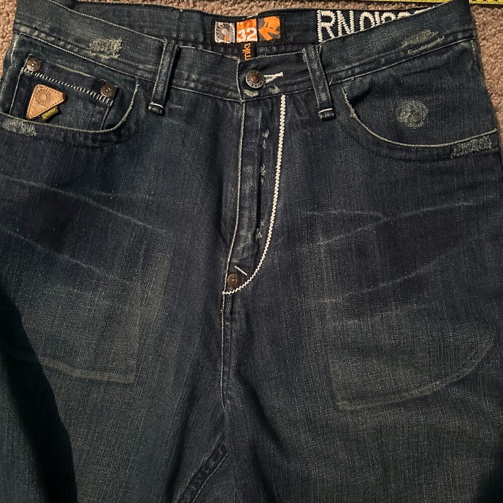 Akademiks Baggy Jeans Blue 32x30